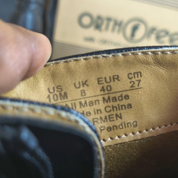 Orthofeet Women’s Black Orthopedic Boots | Size 10 | Comfort Support-ONLY $15.00 - Picture 3 of 4